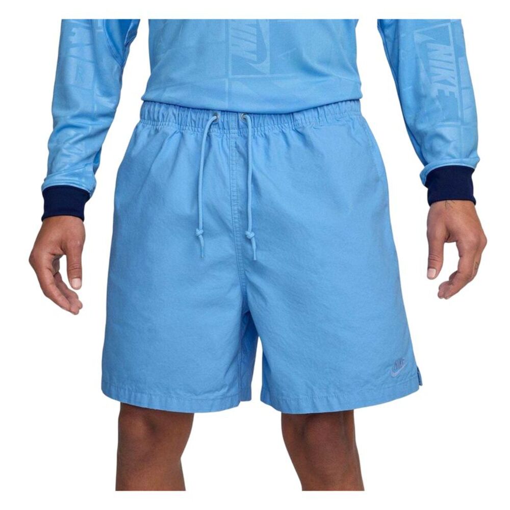 Nike Mens Elasticated Waist Athletic Shorts / University Blue